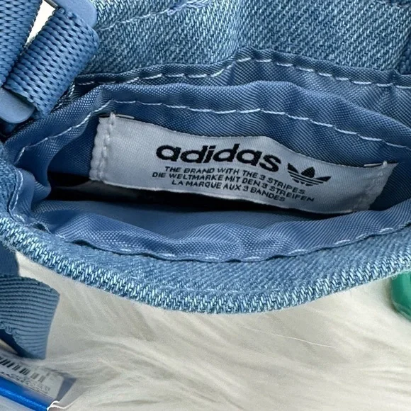 🐭Host Pick🐭 Adidas X Disney Mickey Mouse Denim Crossbody Phone Pouch - Picture 4 of 10